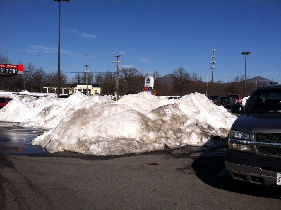 parking lot snow