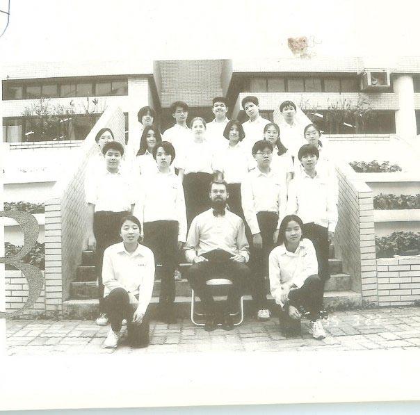 Scott with Students