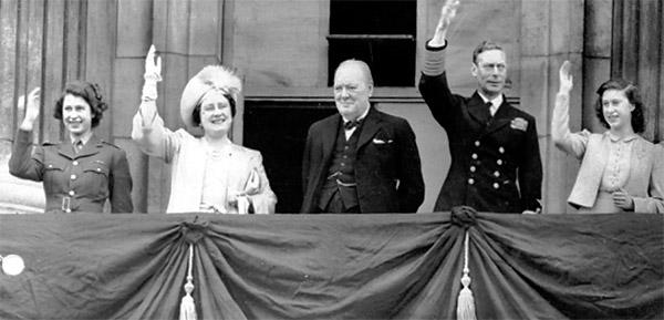 Winston Churchill the Prime Minister with King George VI