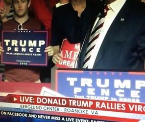 The Presidential Race comes to my hometown