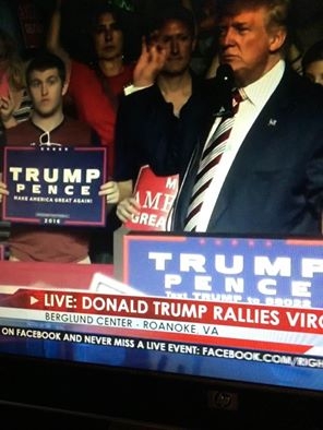 Trump comes to Roanoke, VA