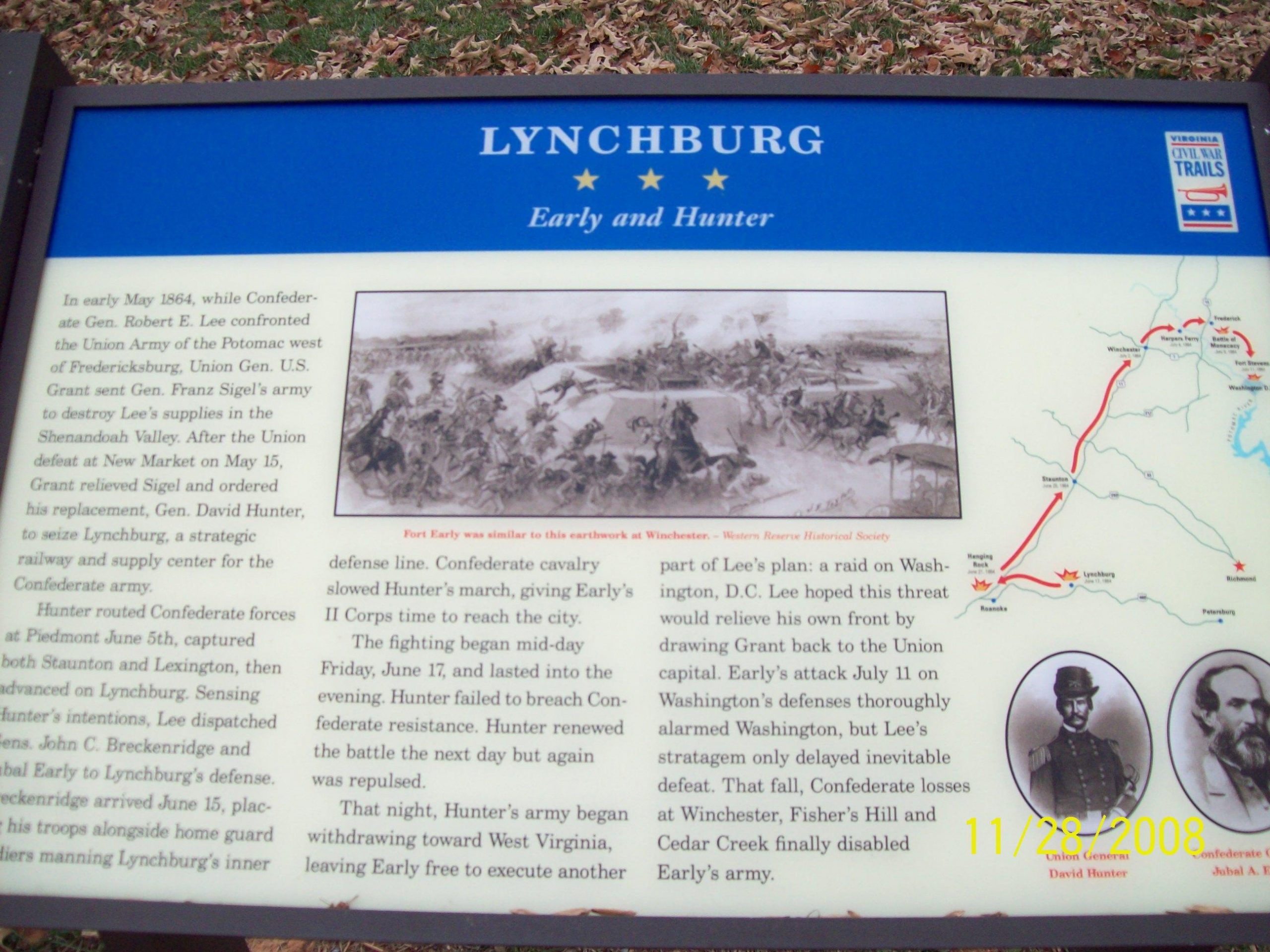 Battle of Lynchburg Plaque