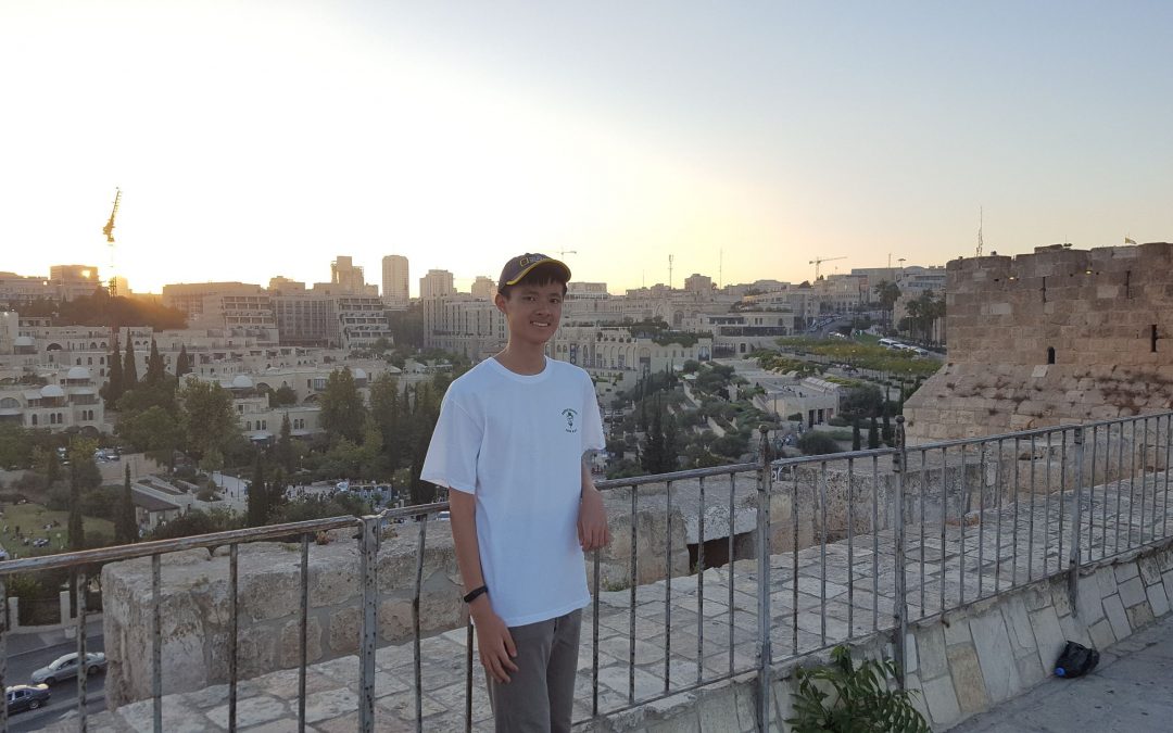 Aaron Chen in Jerusalem, Israel